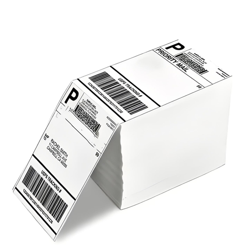 Waterproof 4X6 Direct Thermal Labels Paper Custom Shipping Printing Labels Packs With High Adhesion Label