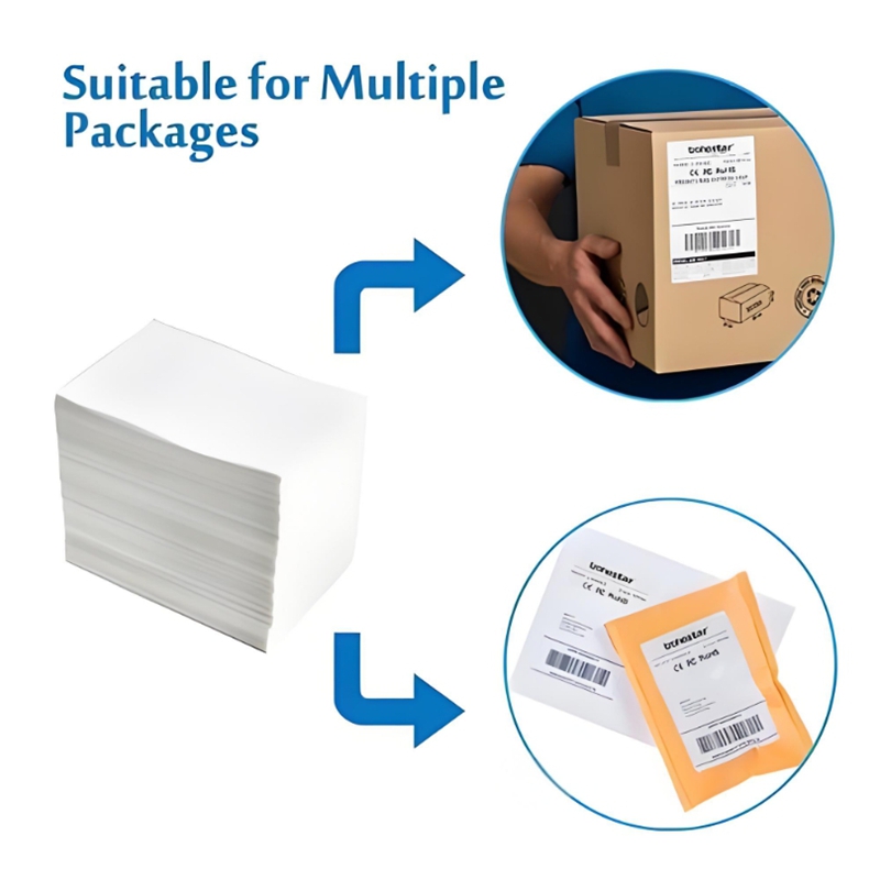 4" X 6" White Direct Thermal Address Shipping Label Thermal Printer Waybill Blank Adhesive Paper 4x6 Sticker Labels